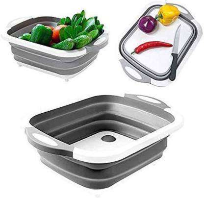 3 In 1 Collapsible Tray For Washing Fruits Vegetables