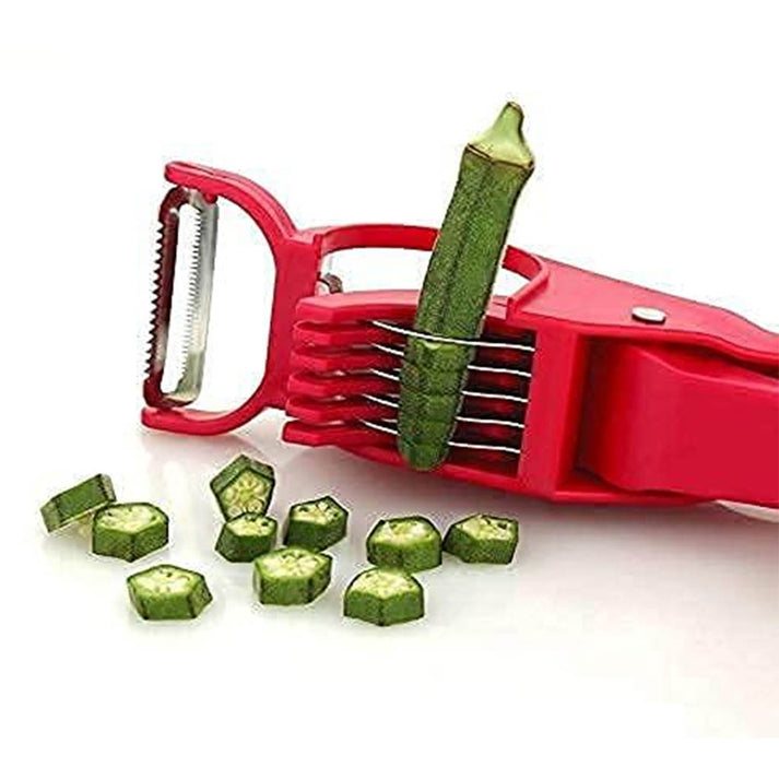 2 in 1 Vegetable Cutter with Peeler