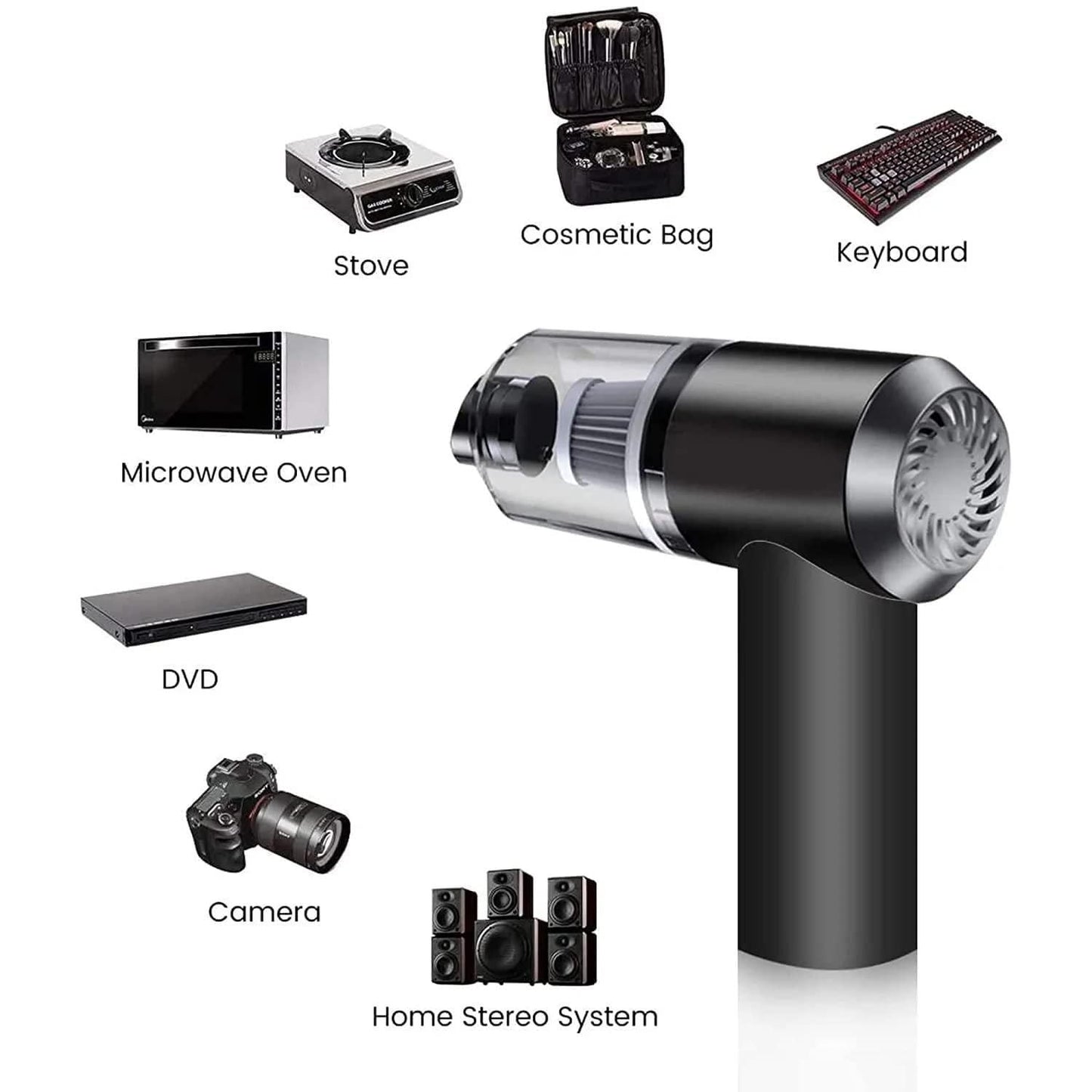 2 in 1 Vacuum Cleaner - Rechargeable Battery
