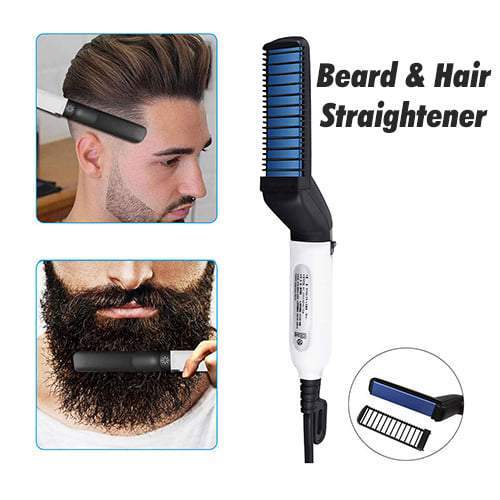 Beard and hair straightener