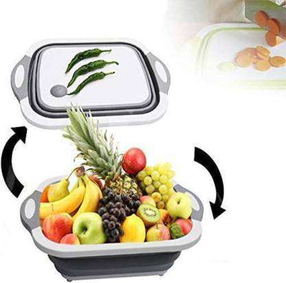 3 In 1 Collapsible Tray For Washing Fruits Vegetables