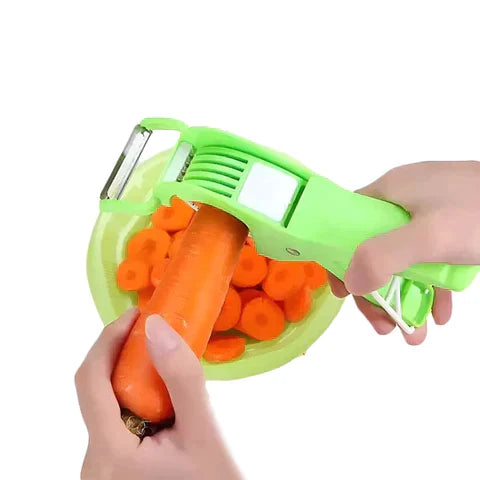 2 in 1 Vegetable Cutter with Peeler